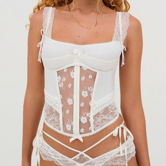 New!For Love and Lemons Dahlia Bustier